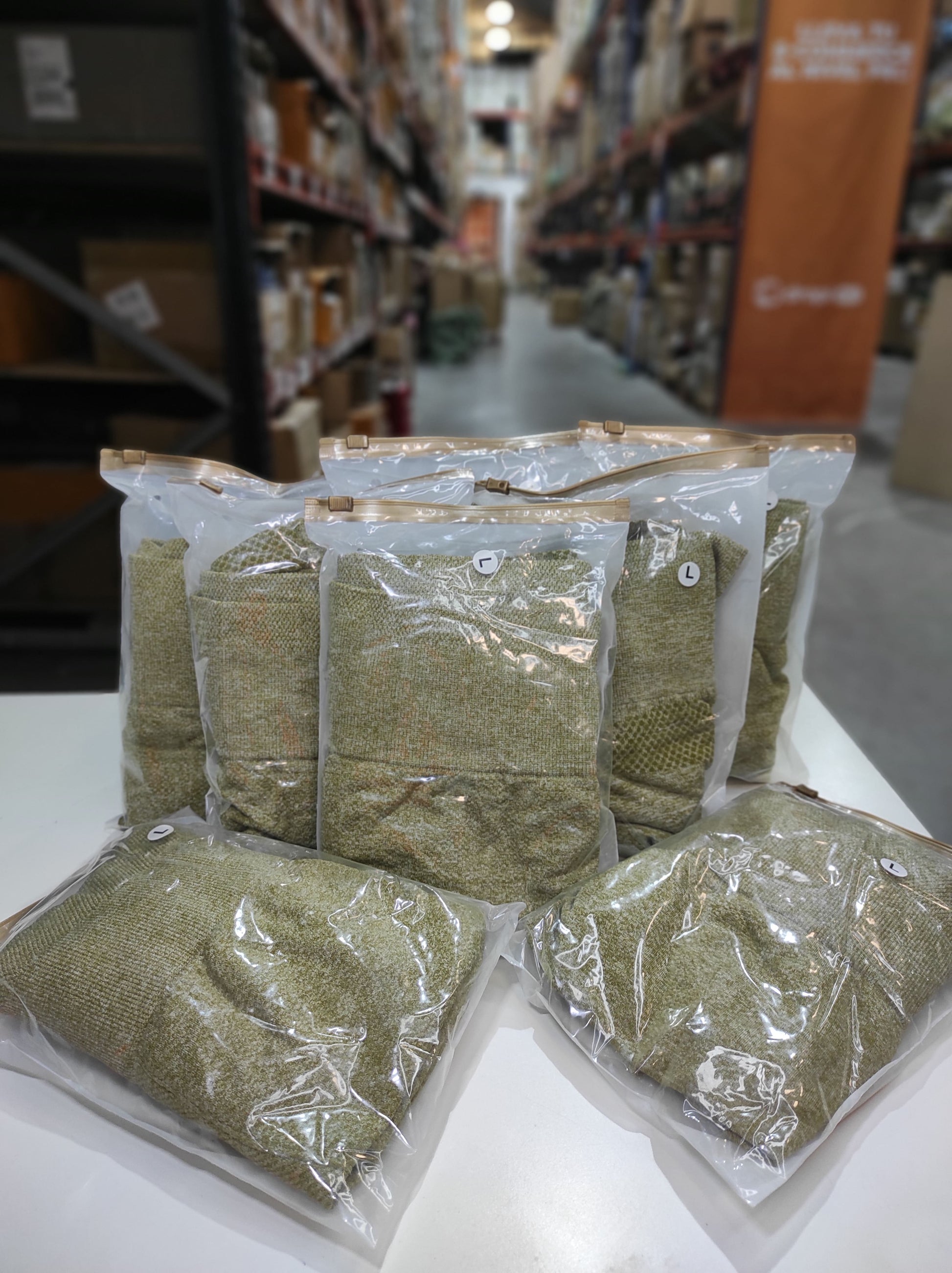 Leggings Corto Elástico Push Up verde khaki L/XL - additional image 13