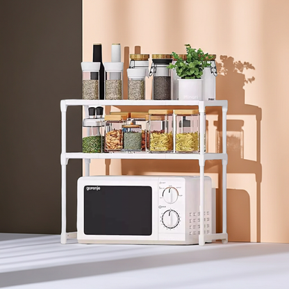 Estanteria extensible para microondas